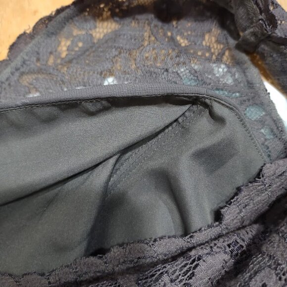 B2 JASMINE DARK PLUM PURPLE LACE OVER LINING SLEEVELESS FORMAL DRESS SIZE 22 - Picture 8 of 11